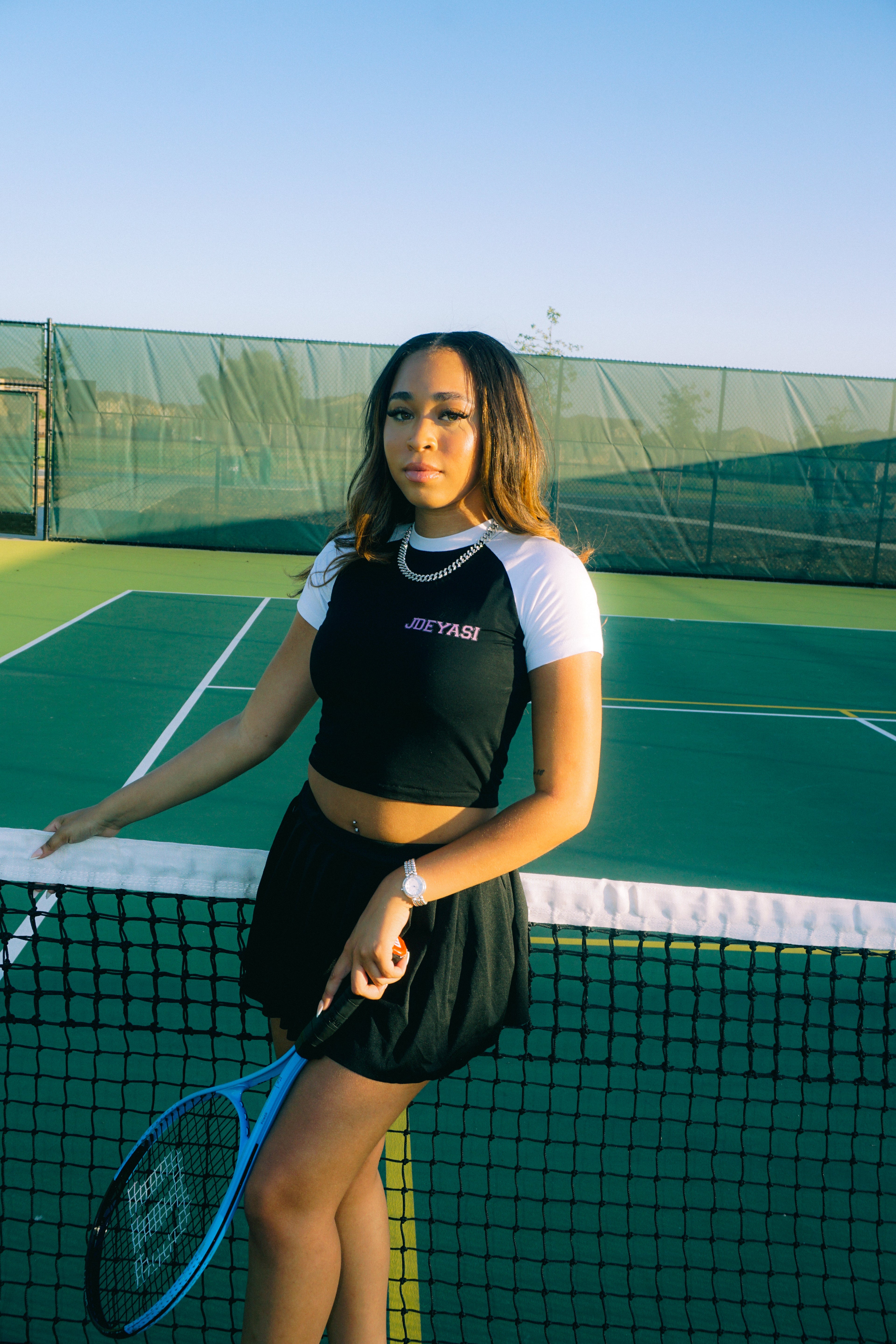 PINK JDEYASI BABY TEE