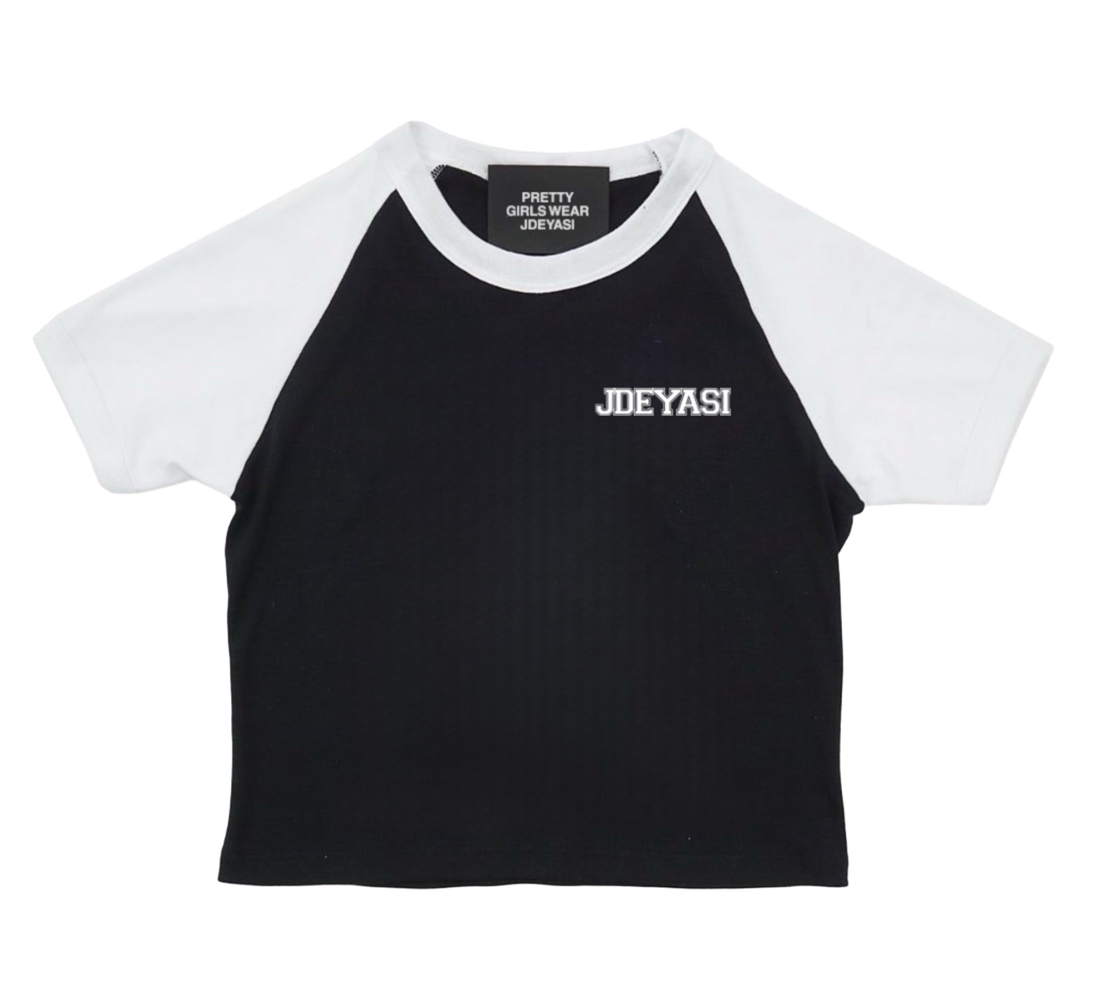 WHITE JDEYASI BABY TEE